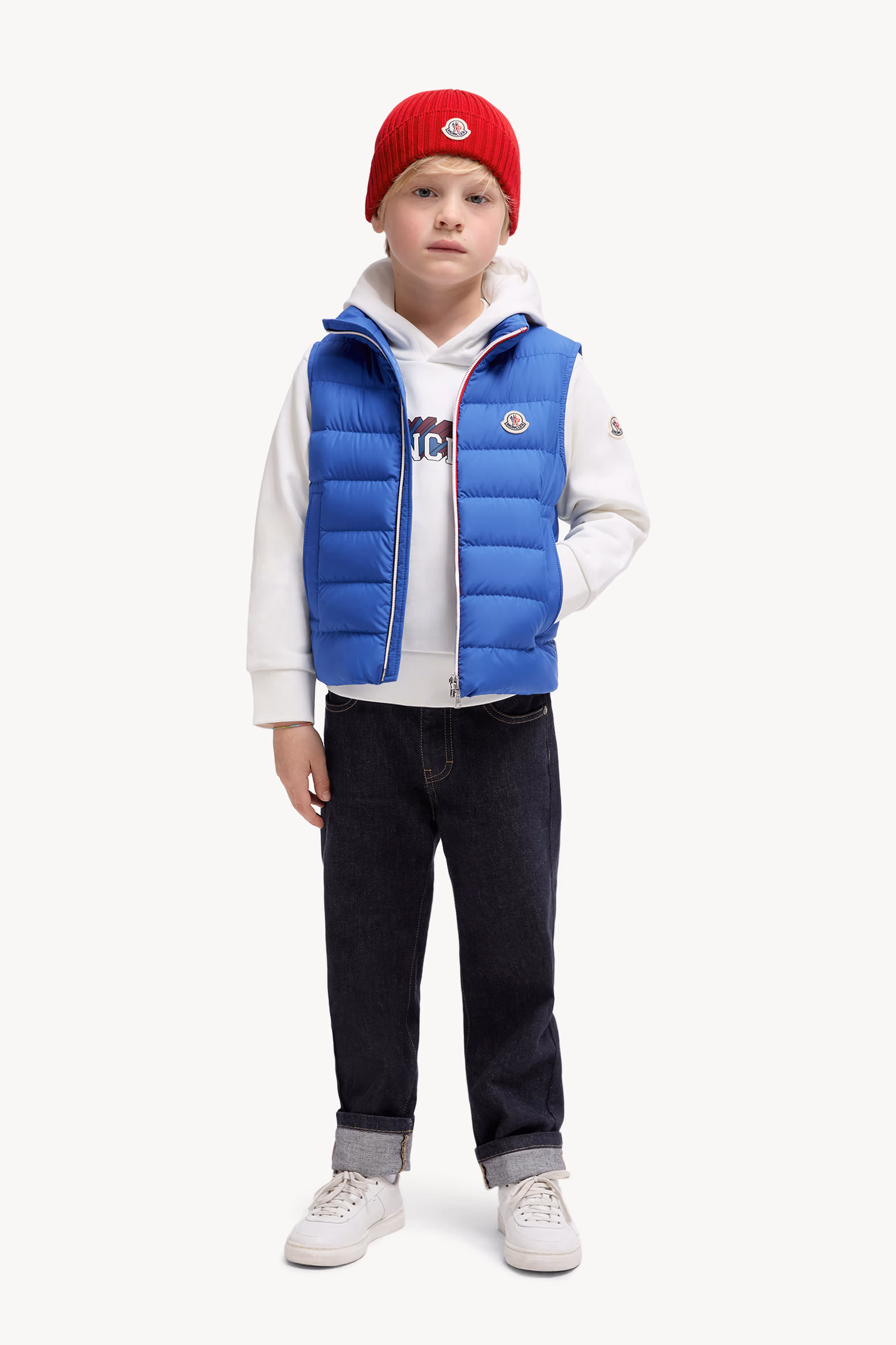 Ertavete Down Vest Boy Electric Blue Moncler 2